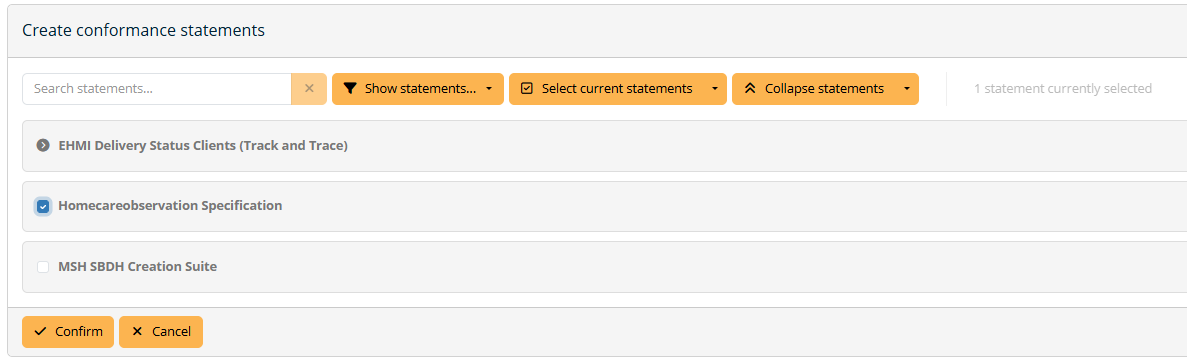 ITB Add Conformance statement