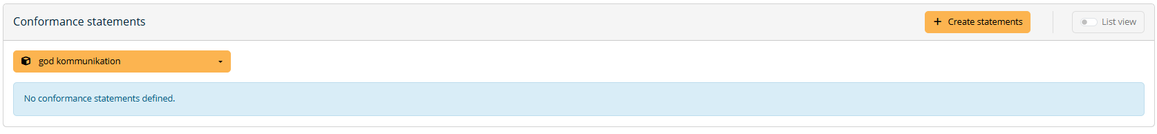 ITB Create Conformance